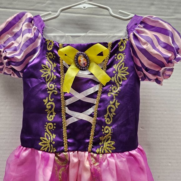 Girls Dress Up Pink Purple Gold Brooch Pin Bow Bibei Beiniu Costume Princess 120 - Picture 3 of 16